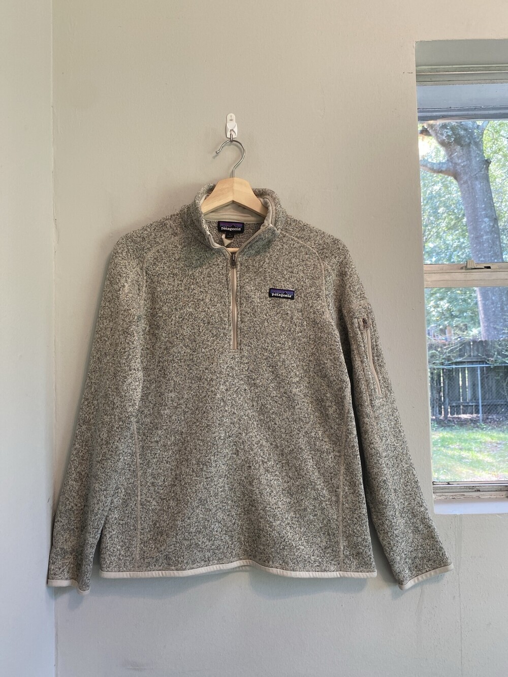 Patagonia Women's Gray Better Sweater Quarter Zip Fleece L